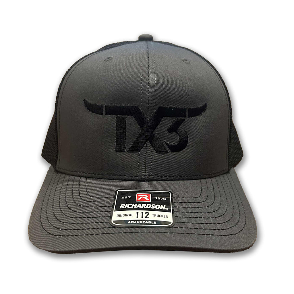 TX3 Hat - Grey/Black
