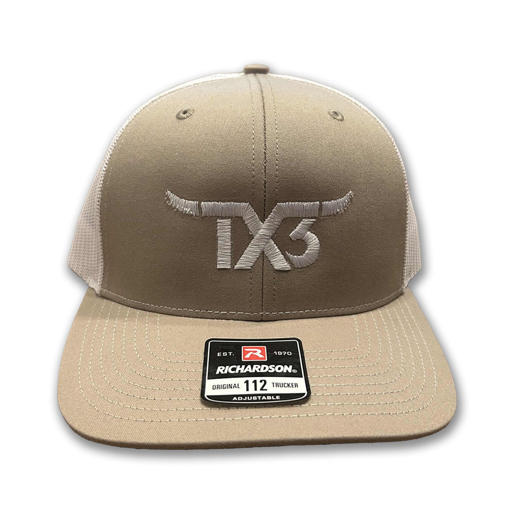 TX3 Hat - Beige/White